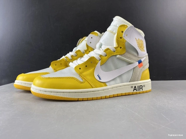 HYPE Yellow-Cone Jordan AQ0818-149 Dark 1 NRG x White Off-White Powder Air 0726